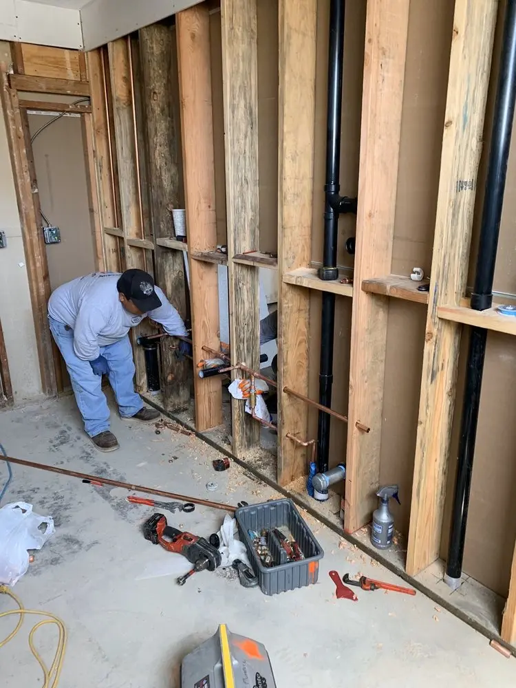 Commercial rough-in plumbing for Gas Line Repair in Thomas Circle